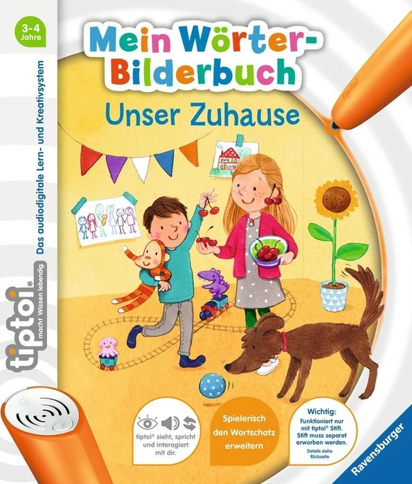 Ravensburger tiptoi Buch: Mein Wörter-Bilderbuch: Unser Zuhause