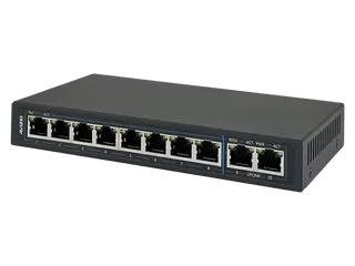 Avizio SU Desktop Gigabit Switch, 10x RJ-45, 96W PoE+