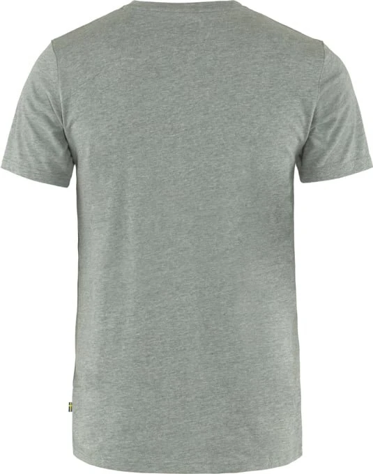 Fjällräven Logo Funktionsshirt kurzarm grey melange (Herren)