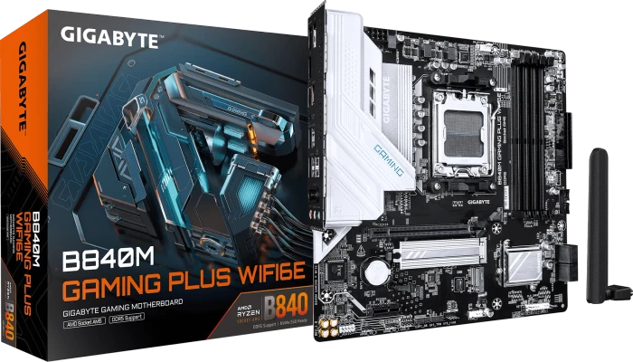 GIGABYTE B840M GAMING PLUS WIFI6E (AMD AM5)