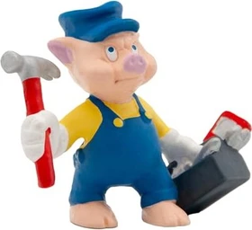 Bullyland Comic World - Drei kleine Schweinchen - Schweinchen Schlau