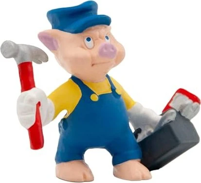 Bullyland Comic World - Drei kleine Schweinchen - Schweinchen Schlau