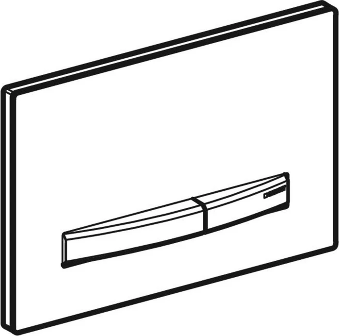 Geberit Sigma50 Betätigungsplatte schwarz/messing
