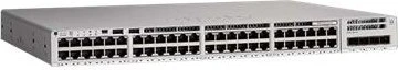 Cisco Catalyst 9200L Essentials Rackmount Gigabit Managed Switch, 48x RJ-45, 4x SFP+, 740W PoE+