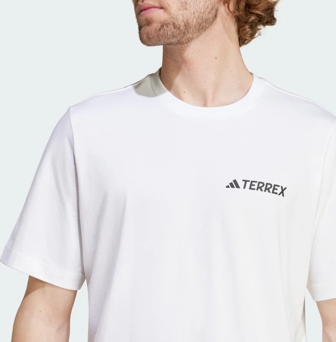 adidas Terrex Graphic T-Shirt kurzarm weiß (Herren)