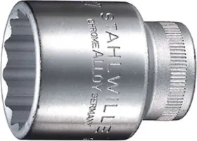 Stahlwille 50 Außenzwölfkant Steckschlüssel 1/2", 20x42mm