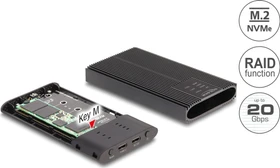 DeLOCK 2x M.2 SSD, USB-C 3.2 (42022)