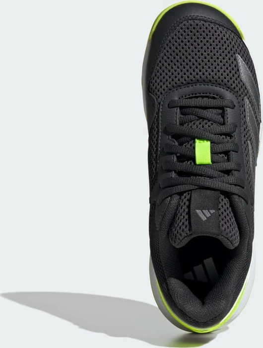 adidas Courtflash carbon/iron metallic/lucid lemon (Junior)
