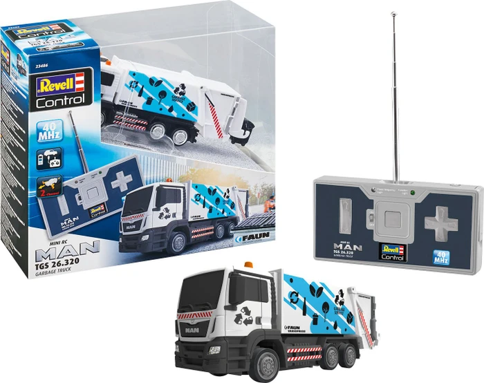 Revell Control Mini RC MAN TGS 26.320 Garbage Truck