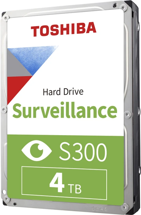 Toshiba S300 Surveillance 4TB, 24/7, 512e / 3.5" / SATA 6Gb/s, bulk