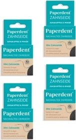 Paperdent Zahnseide Eukalyptus & Minze, 4 Stück