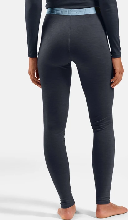 Odlo Natural Performance Wool 150 Base Layer Hose lang provincial blue/dark sapphire melange (Damen)