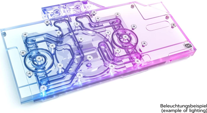 Alphacool Eisblock Aurora Acryl GPX-A AMD Radeon RX 6800XT/6900XT Nitro+ mit Backplate