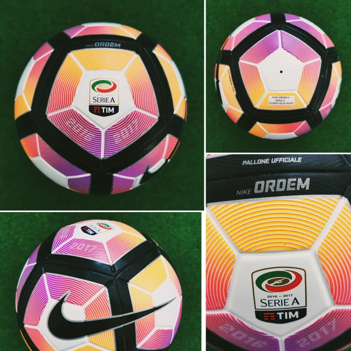 Nike Ordem 4 Seria A Tim Fußball white/purple/black