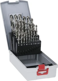 Bosch Professional HSS-G Spiralbohrer-Sortiment inkl. Werkzeugbox, 25-tlg.