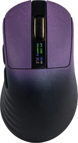 Epomaker Carbonis 8KHz Wireless Gaming Mouse, Black Purple, USB/Bluetooth