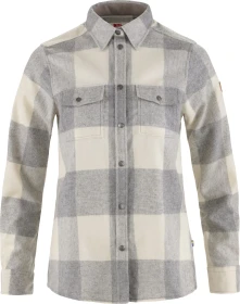 Fjällräven Canada Hemd langarm fog/chalk white (Damen)