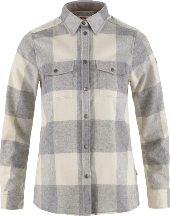Fjällräven Canada Hemd langarm fog/chalk white (Damen)
