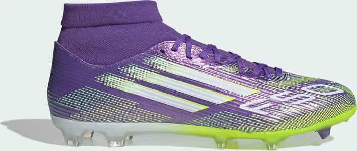 adidas F50 League Mittelharte/Hart- und Aschenplätze purple rush/cloud white/lucid lemon
