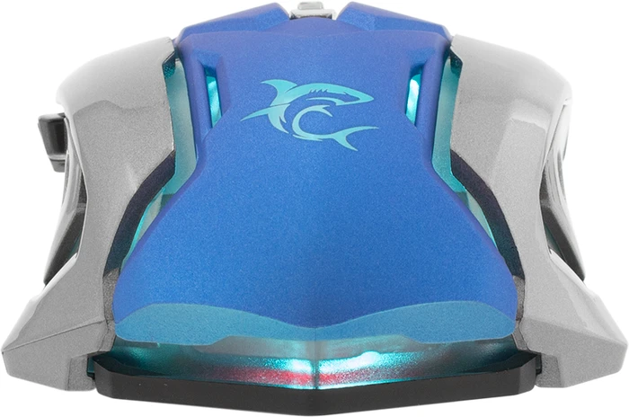 White Shark Caesar Gaming Mouse blau, USB
