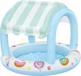 Bestway SweetShope Planschbecken mit Sonnenschutz rund 104cm