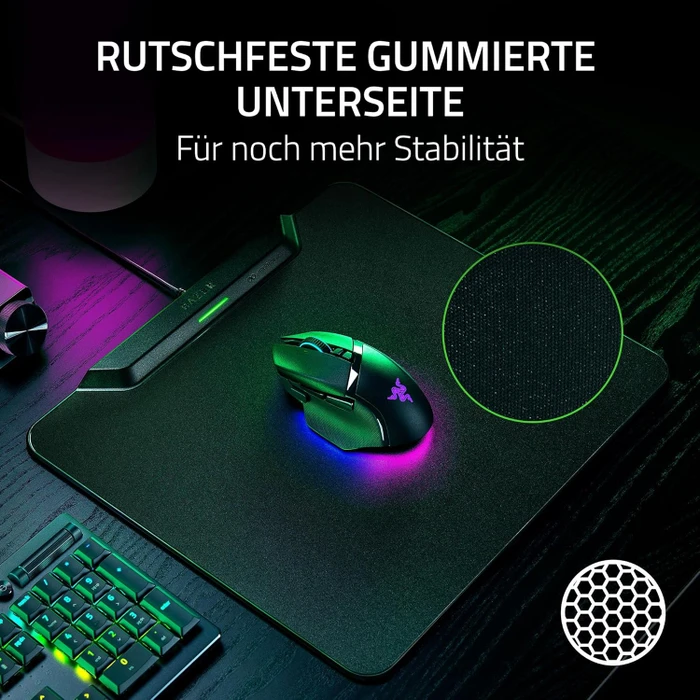 Razer HyperFlux V2 Wireless Charging System, Hard Edition, schwarz