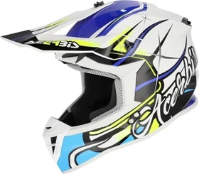 Acerbis Linear weiß/schwarz/blau
