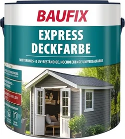 Baufix Express Deckfarbe Wetterschutzfarbe skandinavisch rot, 2.5l