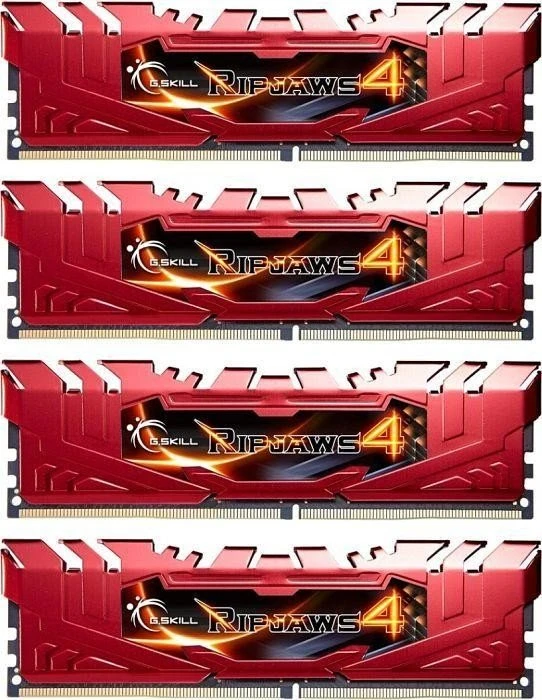 G.Skill RipJaws 4 rot + Turbulence III UDIMM 16GB Kit, DDR4-3300, CL16-18-18-38