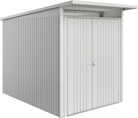 Biohort AvantGarde ECO A3 Gerätehaus mit Doppeltür silber-metallic