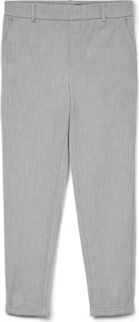 Vero Moda Maya Mid Waist Hose light grey melange (Damen)
