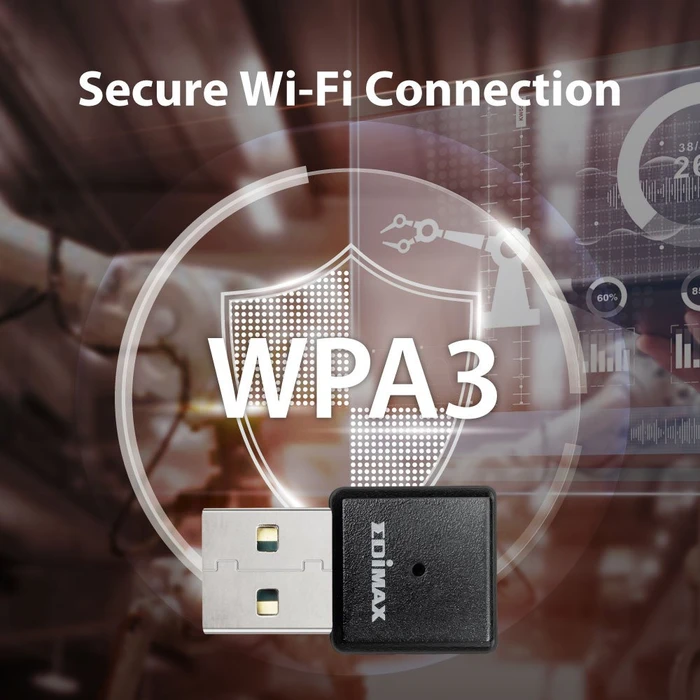 Edimax IEW-7811UTC, 2.4GHz/5GHz WLAN Industrial, USB-A 2.0 [Stecker]