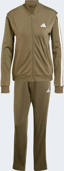 adidas Essentials 3-Streifen Trainingsanzug olive strata (Damen)