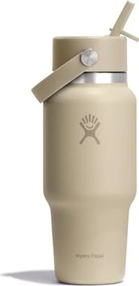 Hydro Flask Wide Mouth Travel Flex Straw Cap Isolierflasche 710ml tonal oat