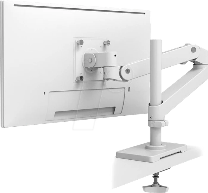 Ergotron LX Pro Monitor Arm, hohe Säule, Direktverschraubung weiß