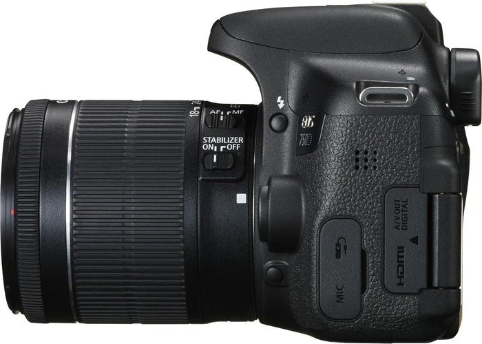 Canon EOS 750D mit Objektiv EF-S 18-55mm 3.5-5.6 IS STM