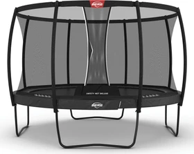 Berg Champion Regular mit Sicherheitsnetz 380cm Trampolin grau