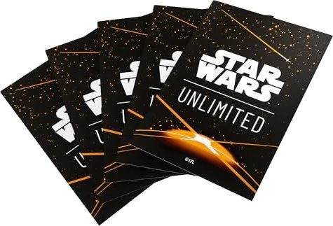 Gamegenic Star Wars: Unlimited - Art Sleeves Card Back Orange, 60 Stück