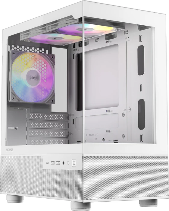 Okinos Aqua 3 ARGB White, Glasfenster