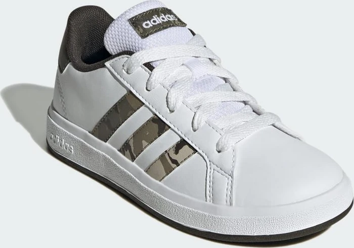 adidas Grand Court 2.0 cloud white/olive strata/shadow olive (Junior)