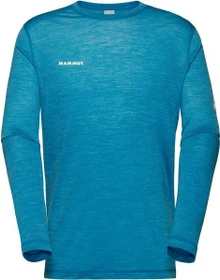 Mammut Tree Wool FL Funktionsshirt langarm glacier blue melange (Herren)