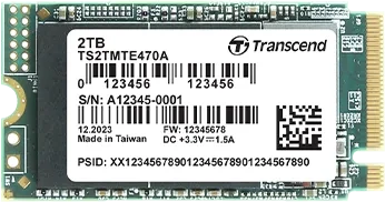 Transcend MTE470T SSD 1TB, M.2 2242 / M-Key / PCIe 3.0 x4