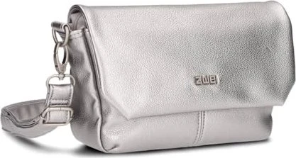 Zwei Mademoiselle.M M40 Umhängetasche silber