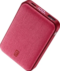 Cellularline Power Bank Glam 10000mAh rot