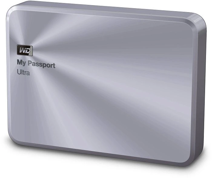 Western Digital WD My Passport Ultra Metal silber, 2TB, USB 3.0 Micro-B