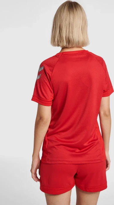 hummel Lead Poly Trikot kurzarm true red (Damen)