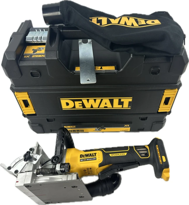 DeWalt DCW682NT 18V XR Akku-Flachdübelfräse solo inkl. Koffer