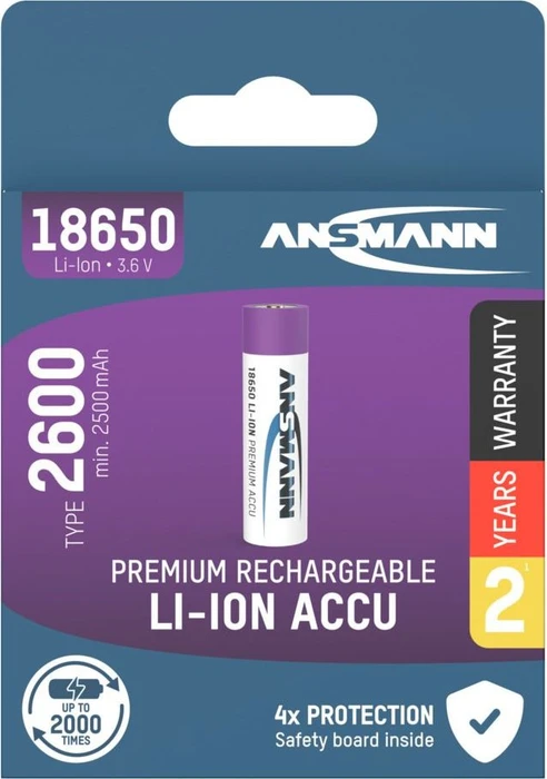 Ansmann Li-Ion 18650 2600mAh