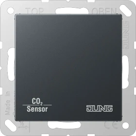 Jung KNX CO2-Sensor 2-fach anthrazit matt, Multisensor (CO2 A 2178 BF ANM)
