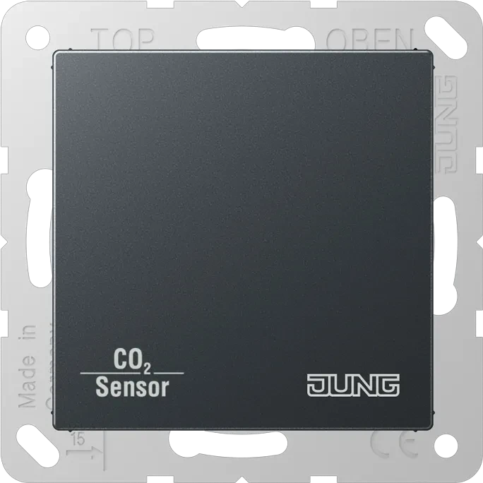 Jung KNX CO2-Sensor 2-fach anthrazit matt, Multisensor